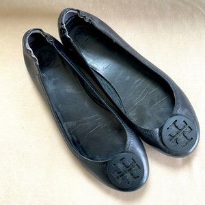 Tory Burch Minnie Travel Ballet Flat, Size 8.